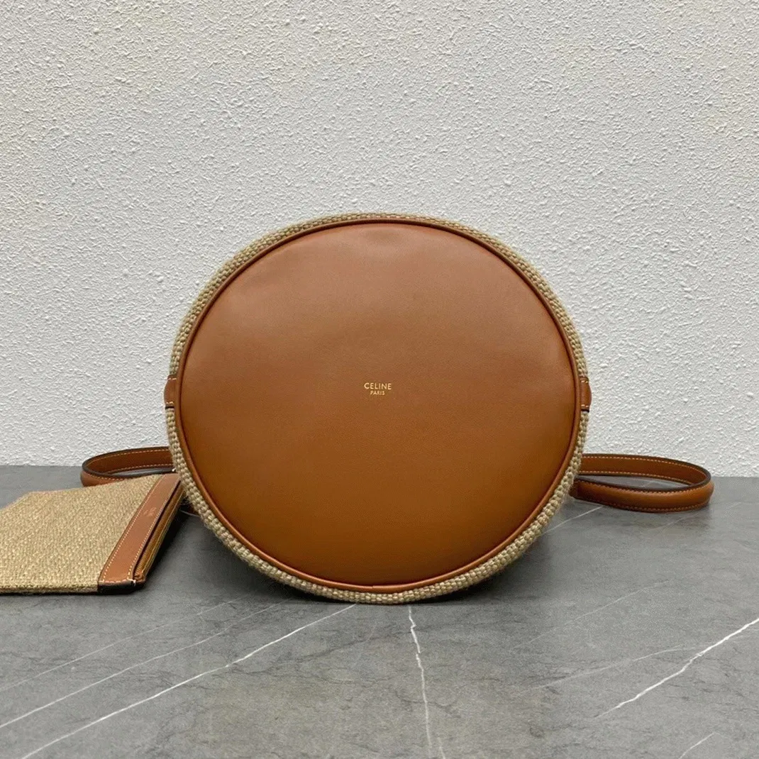 Top Quality Celine Bucket 16 Bag In Textile with Celine Logo — image 3