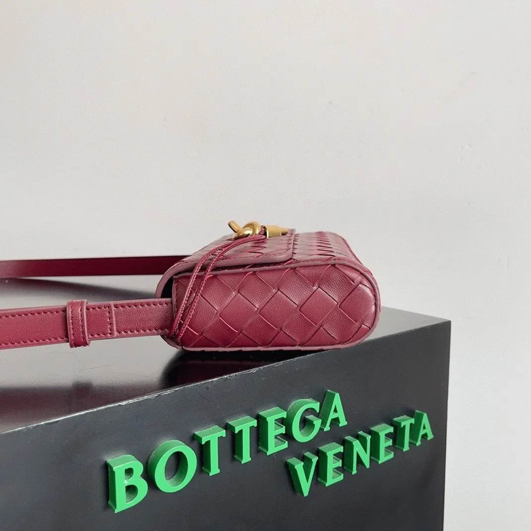 Bottega Veneta Mini Andiamo Cross-Body Bag Barolo — image 8