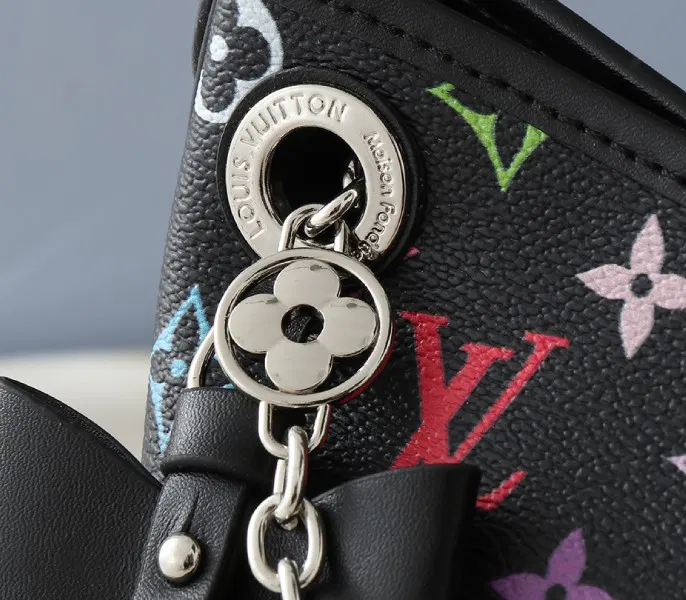 LV X TM Multicolored CarryAll BB In Black — image 9