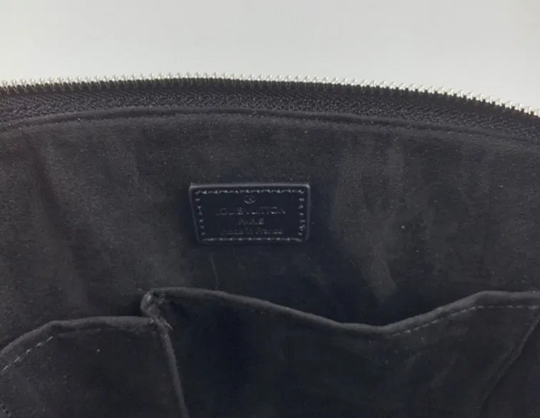Louis Vuitton Epi Leather Alma PM Jacquard Strap Handbag In Black — image 3