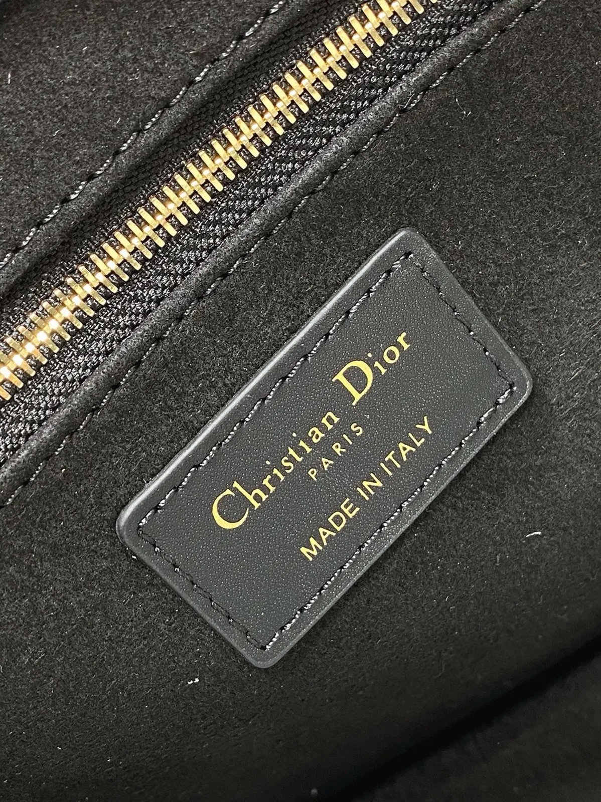 Dior Small Book Tote Bag with Strap in Black — image 5