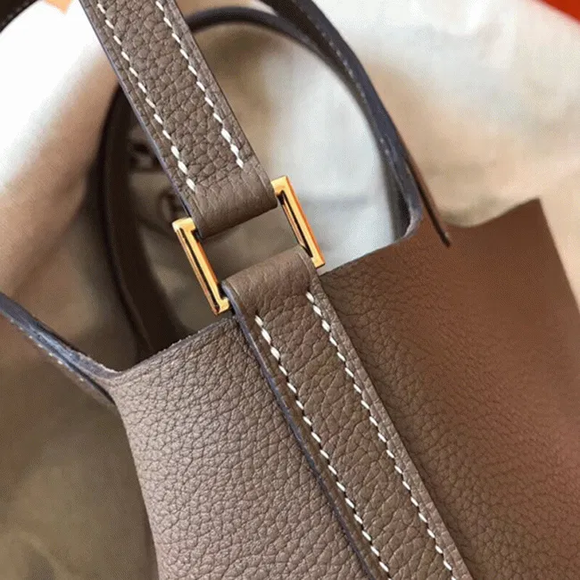 Taupe best Hermes Picotin Lock 18cm handbag — image 3