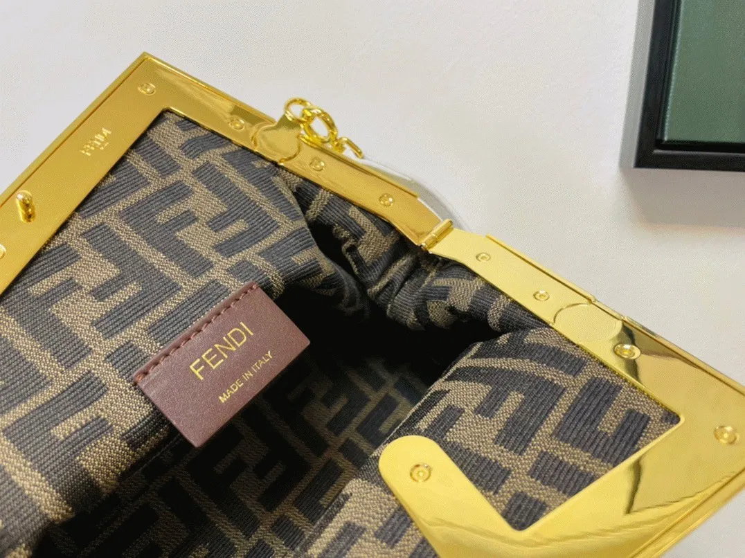 Top Quality Fendi First Small Bag in Natural Raffia Straw — image 2