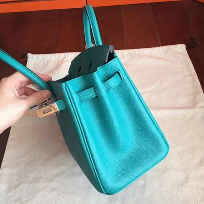 Blue Paon Hermes Birkin 25cm High-End — image 5