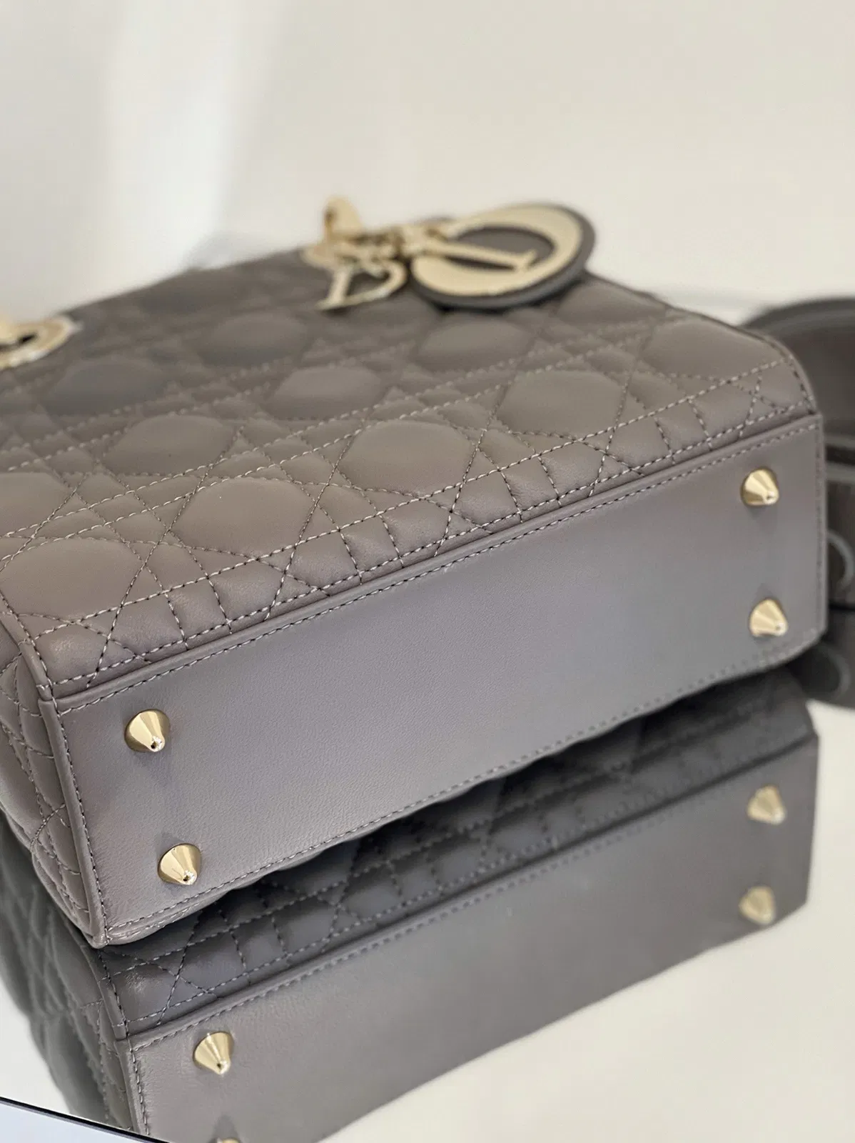 Dior Small Lady Dior My ABCDior Bag in Steel Grey — image 8