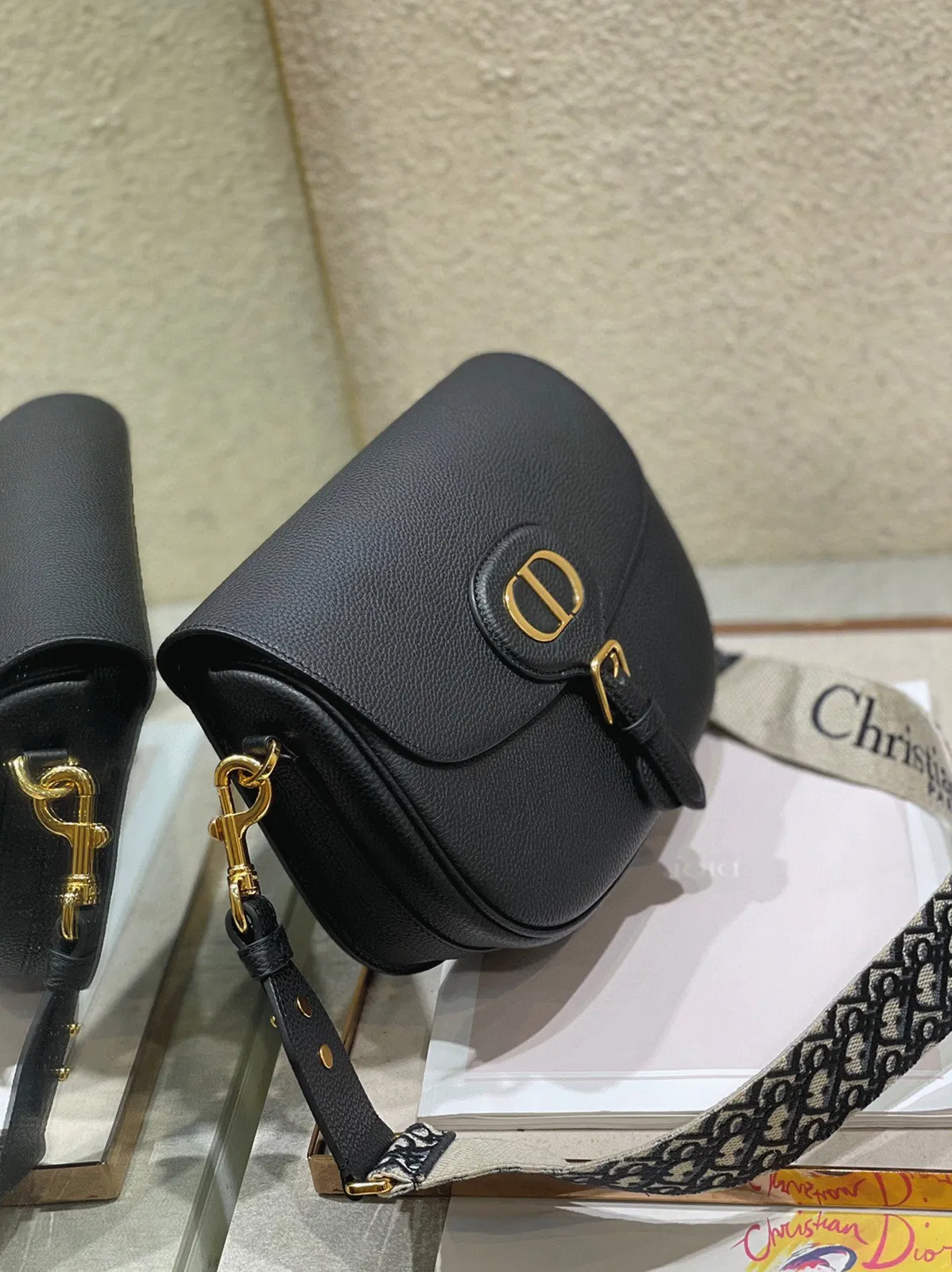 Dior Bobby Large Bag Imitation in Black — image 5
