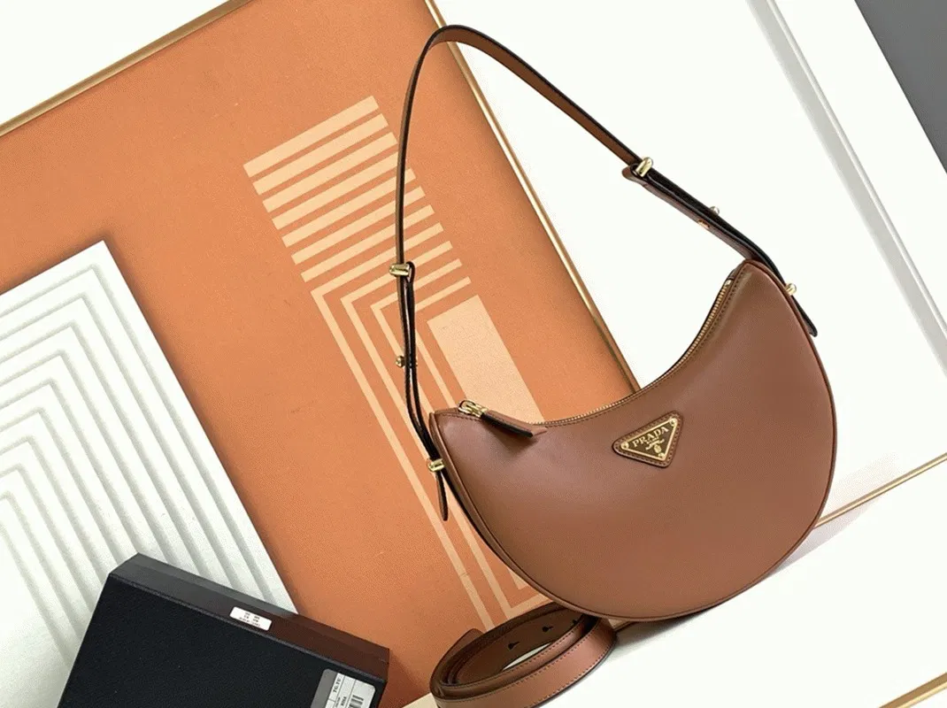 Brown Prada Arque Shoulder Bag — image 9