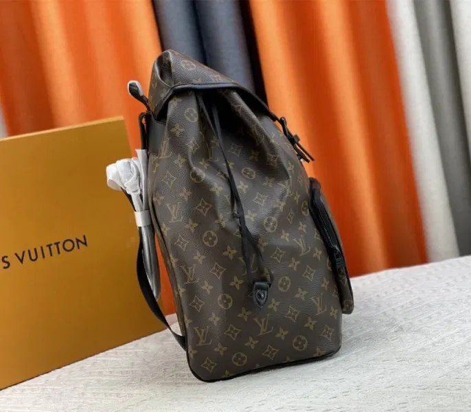 Louis Vuitton Monogram Canvas Montsouris Backpack In Black — image 3