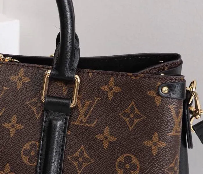 Louis Vuitton Monogram Canvas Soufflot MM Bag In Black — image 7