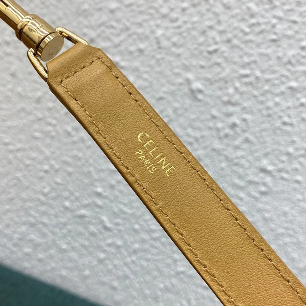 Top Quality Knockoff Celine Bucket 16 Bag In Yellow Soft Bare Calfskin — image 7