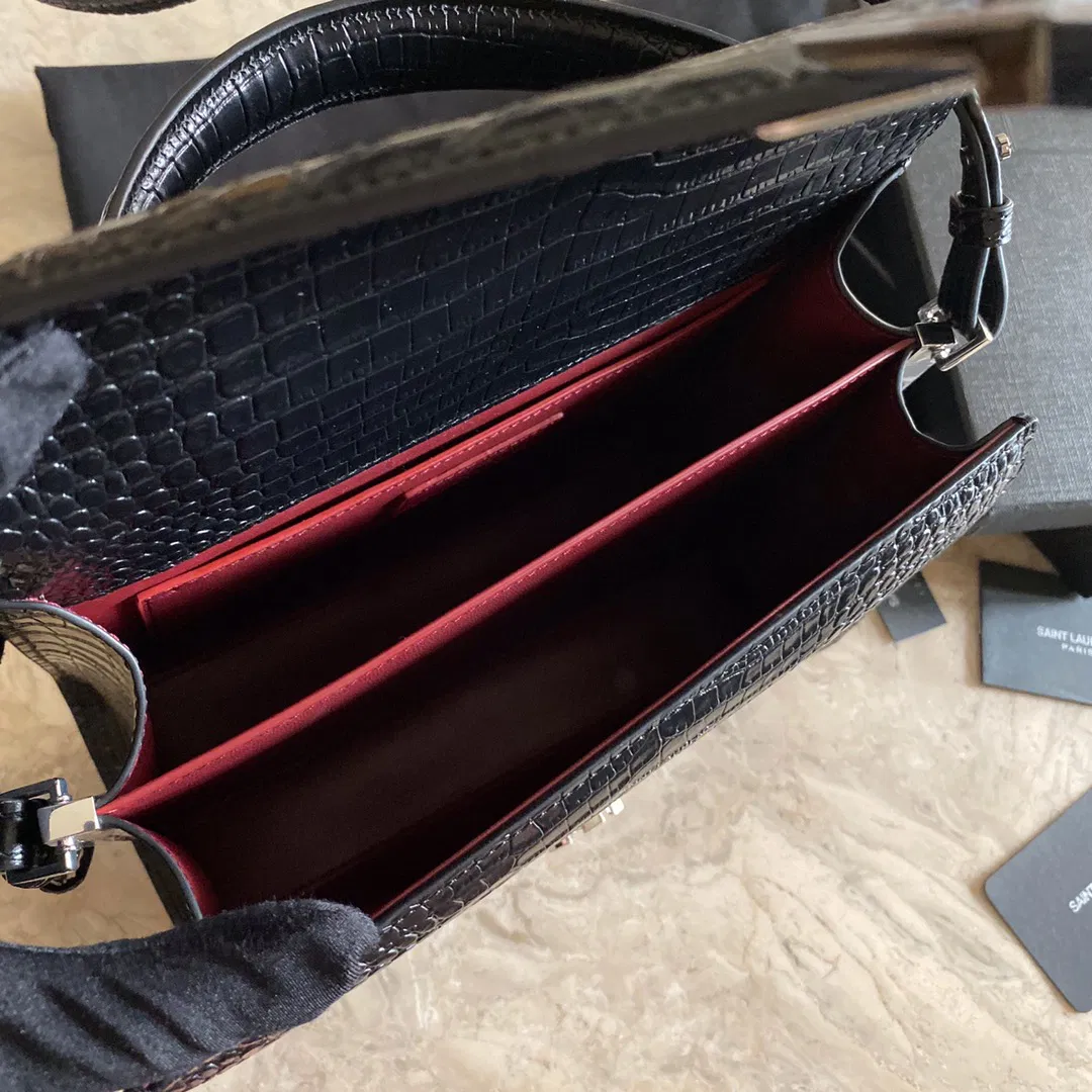 CASSANDRA MONOGRAM CLASP BAG IN MATTE PYTHON — image 4