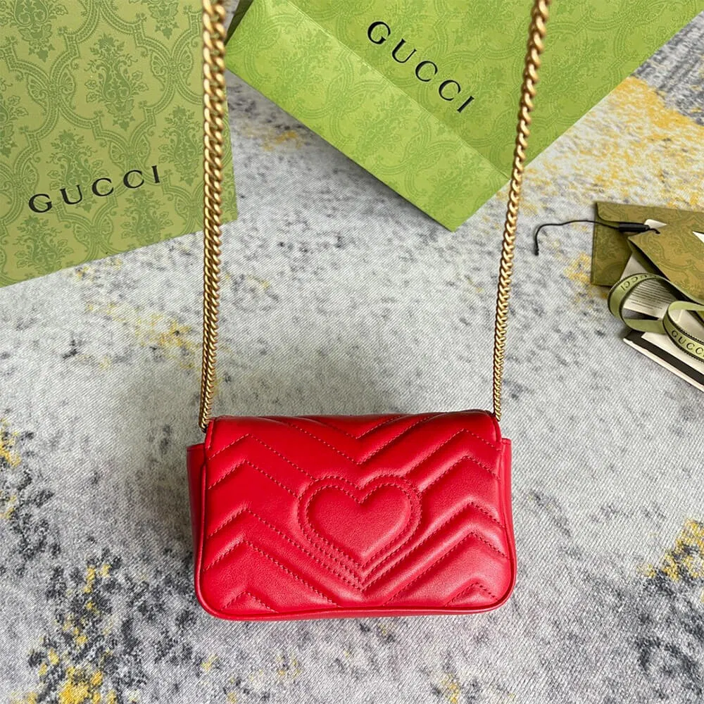 GG Marmont matelasse leather super mini bag — image 4