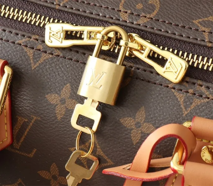 Louis Vuitton Monogram Canvas Soft Speedy 30 Crafty Handbag In Red — image 6