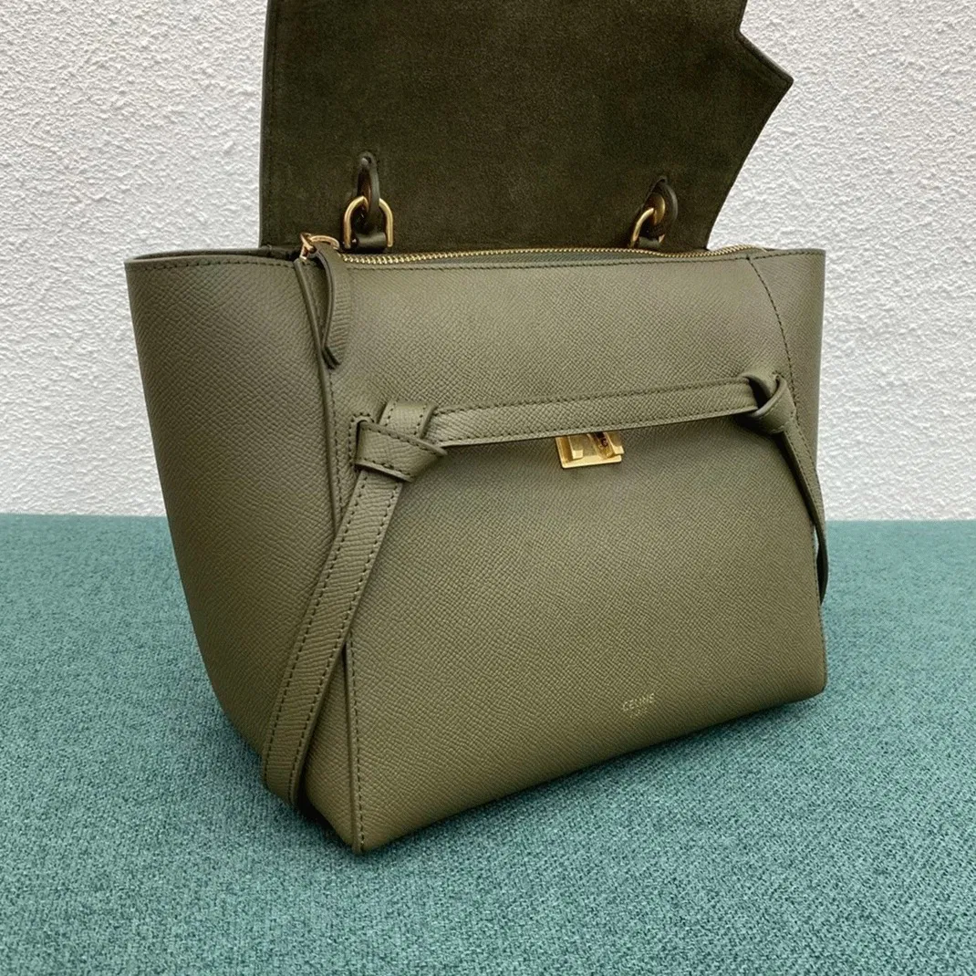 Celine Micro Belt Bag in Dark Olive — image 11