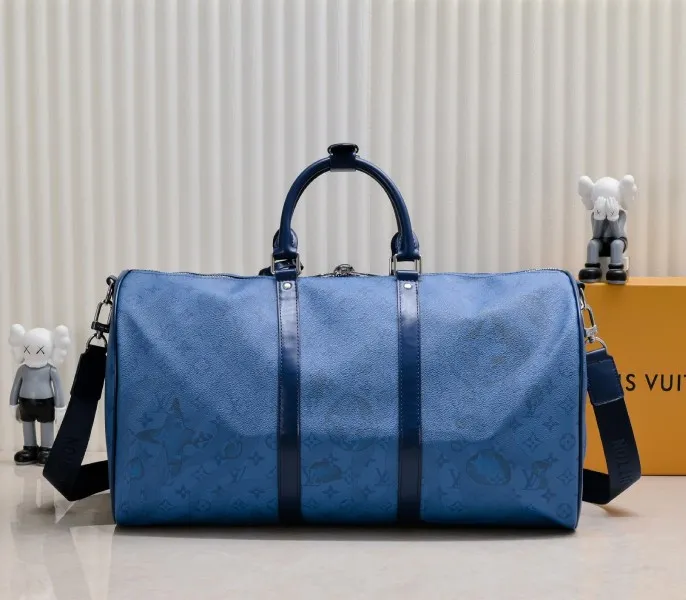 LV Keepall Bandouliere 50 In Navy River Blue — image 2