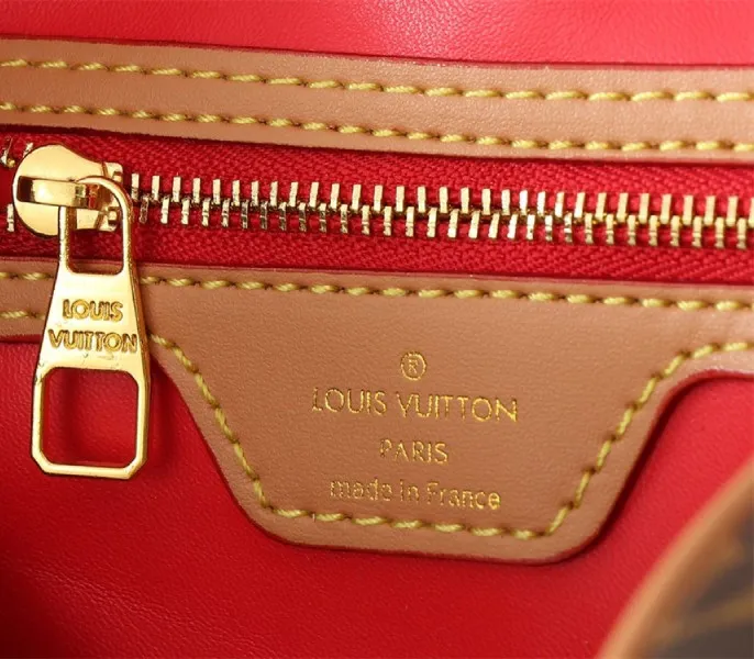 Louis Vuitton Monogram Canvas Soft Speedy 30 Crafty Handbag In Red — image 8