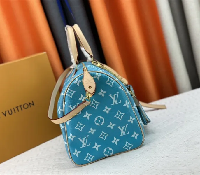 Louis Vuitton Speedy P9 Bandouliere 40 Bag In Turquoise — image 3
