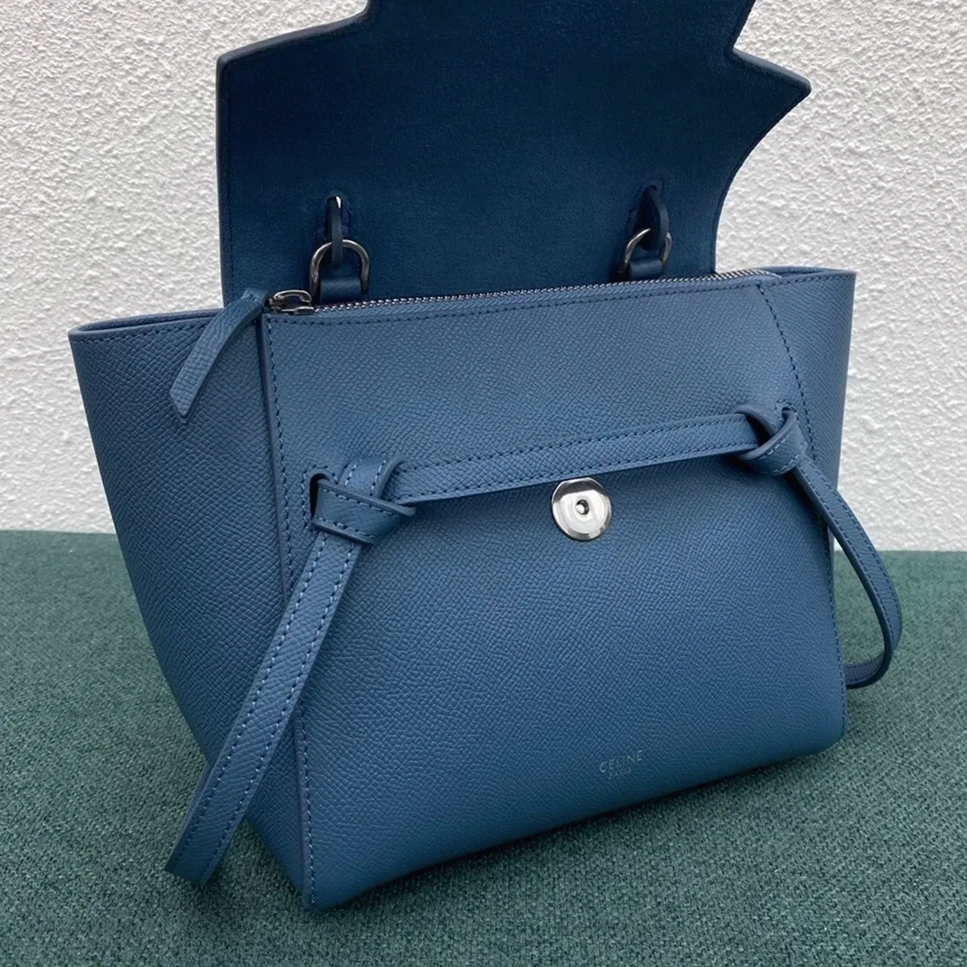 Celine Belt Nano Bag in Slate Blue — image 10