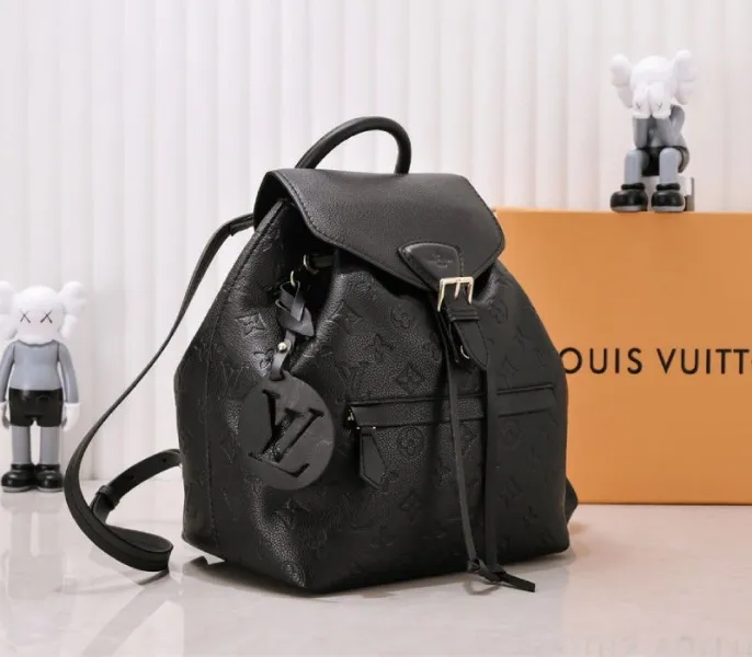 Louis Vuitton Monogram Empreinte Leather Montsouris PM Backpack In Black — image 2