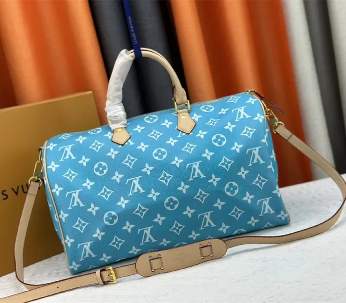 Louis Vuitton Speedy P9 Bandouliere 40 Bag In Turquoise — image 4