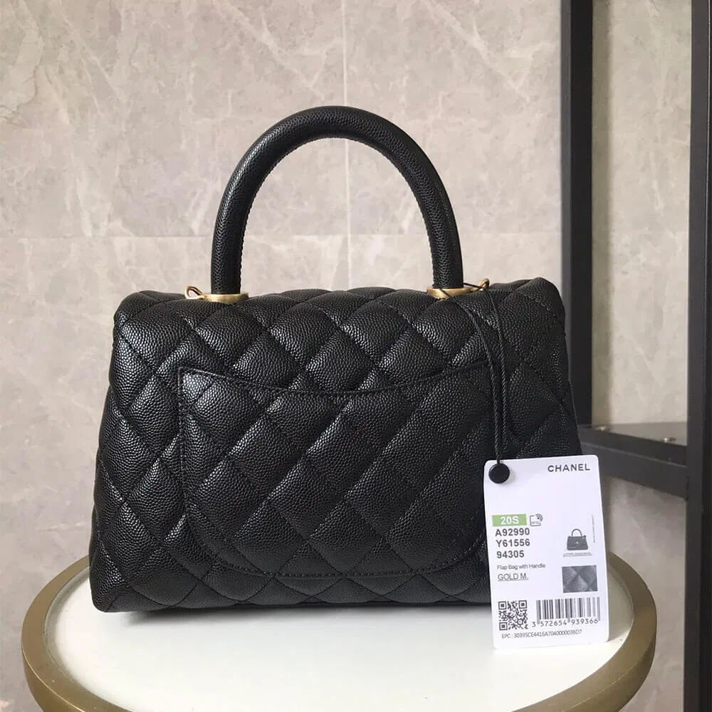 Chanel Coco handle flap shoulder bag PM — image 3