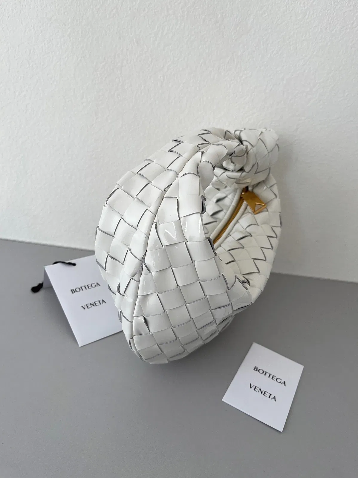 Imitation Bottega Veneta BV Jodie Mini Bag White — image 3