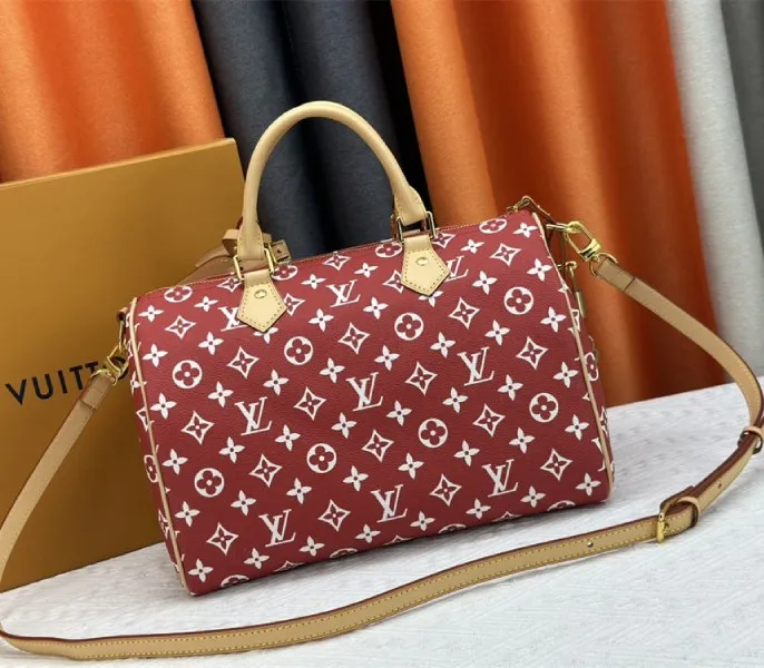 Louis Vuitton Speedy P9 Bandouliere 30 Bag In Red — image 4