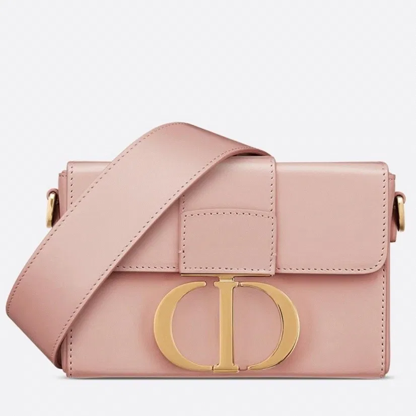 Dior 30 Montaigne Box Bag in Powder Box Calfskin