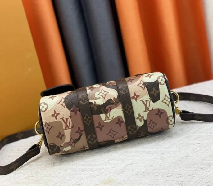 Louis Vuitton J Hope X Keepall Bandouliere 25 Brown Travel Bag In Two Eyes Patches — image 4