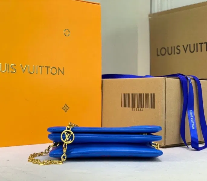 Louis Vuitton Coussin Pochette In Blue And Red — image 5