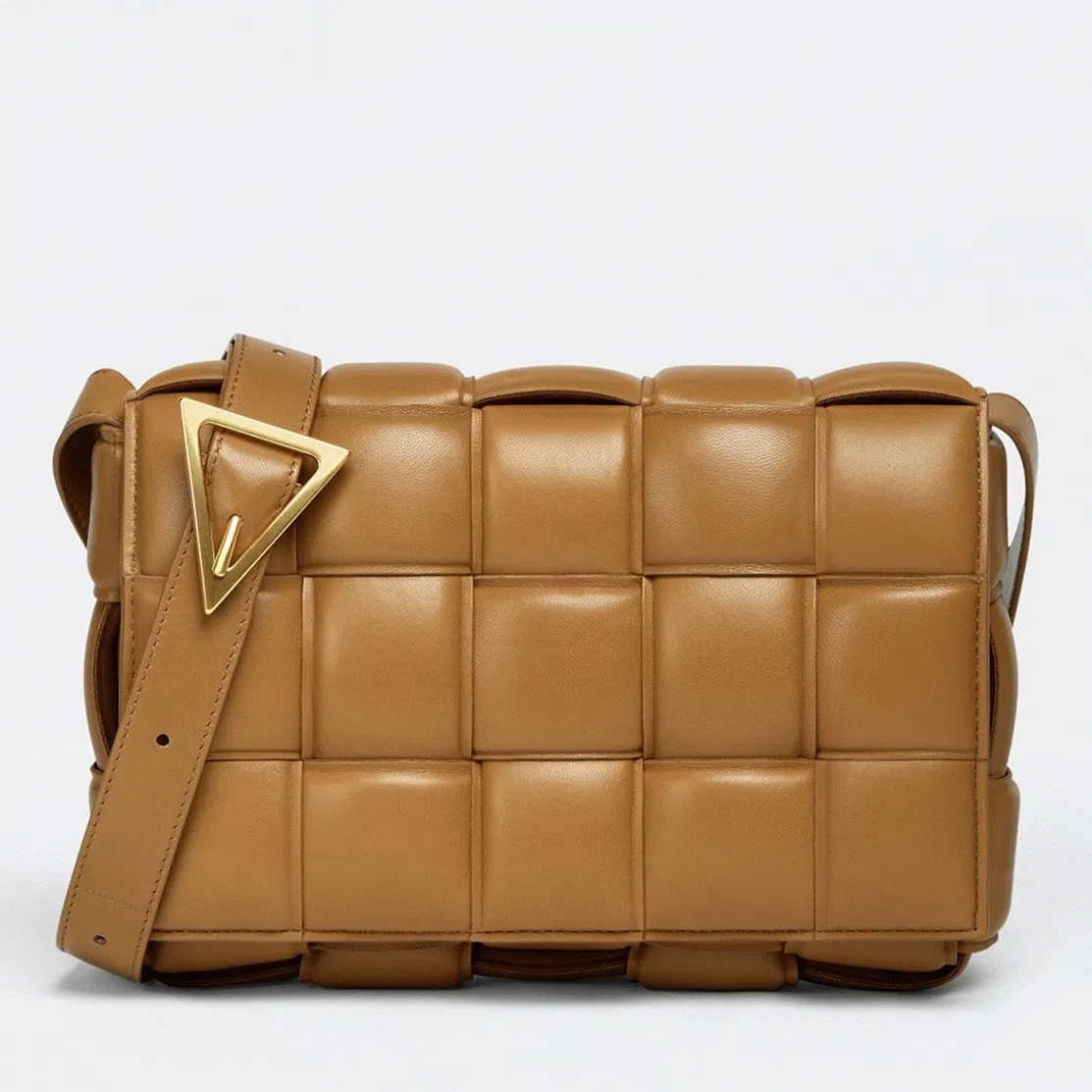 Top Quality Bottega Veneta Padded Cassette Bag In Caramel