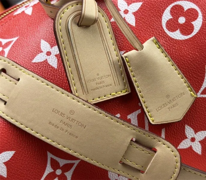 Louis Vuitton Speedy P9 Bandouliere 50 Bag In Red — image 7