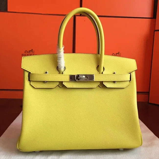 Jaune Shade Luxury Hermes Birkin 35cm Tote