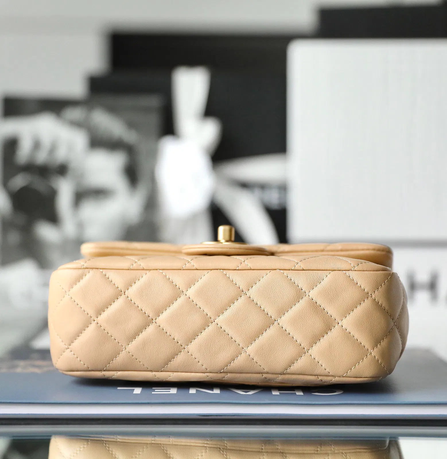 Chanel classic flap mini with golden ball — image 6