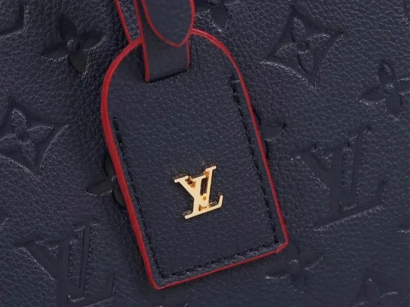 Louis Vuitton Monogram Empreinte Boite Chapeau Souple MM Bag In Navy Blue — image 9