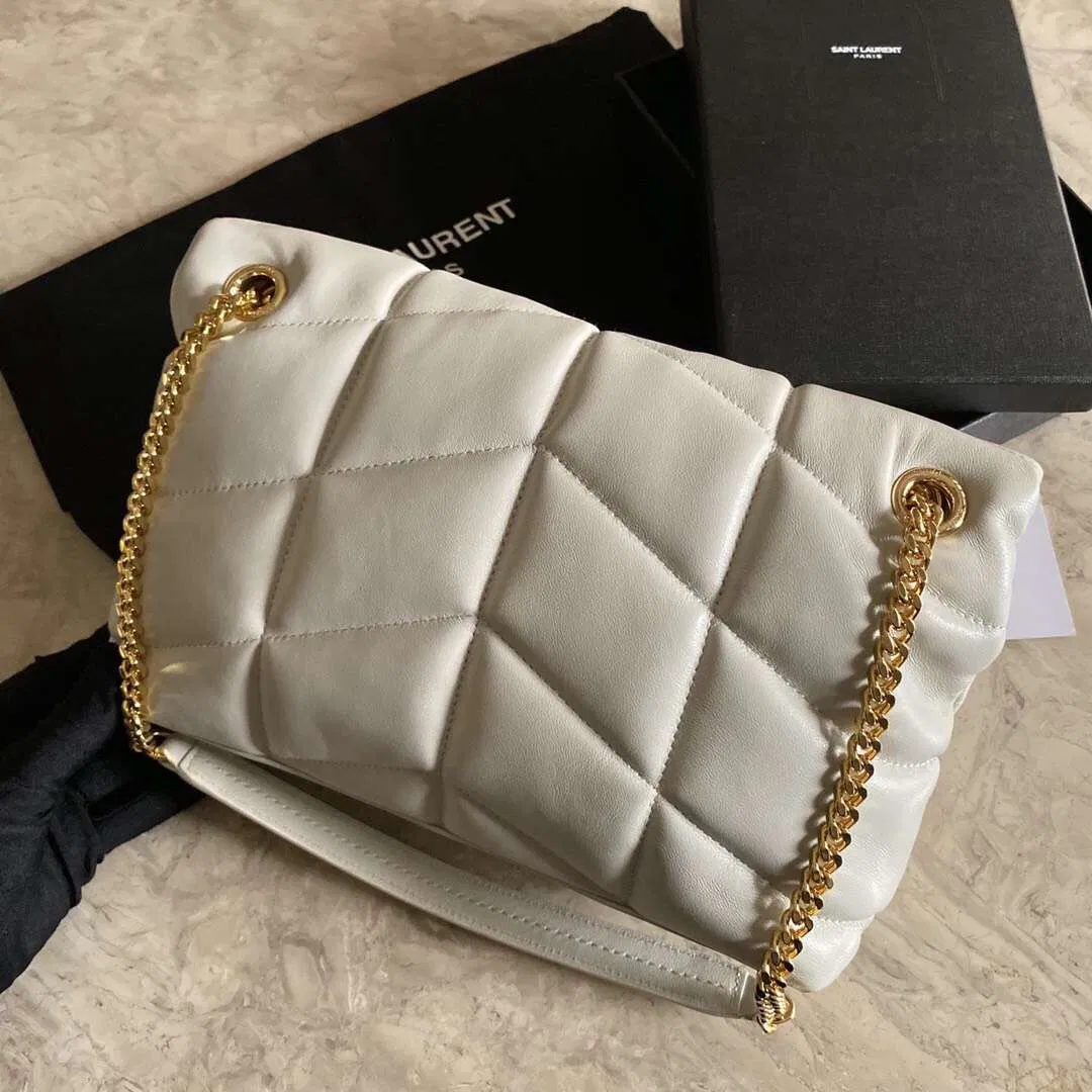 PUFFER MEDIUM BAG IN QUILTED LAMBSKIN — image 9