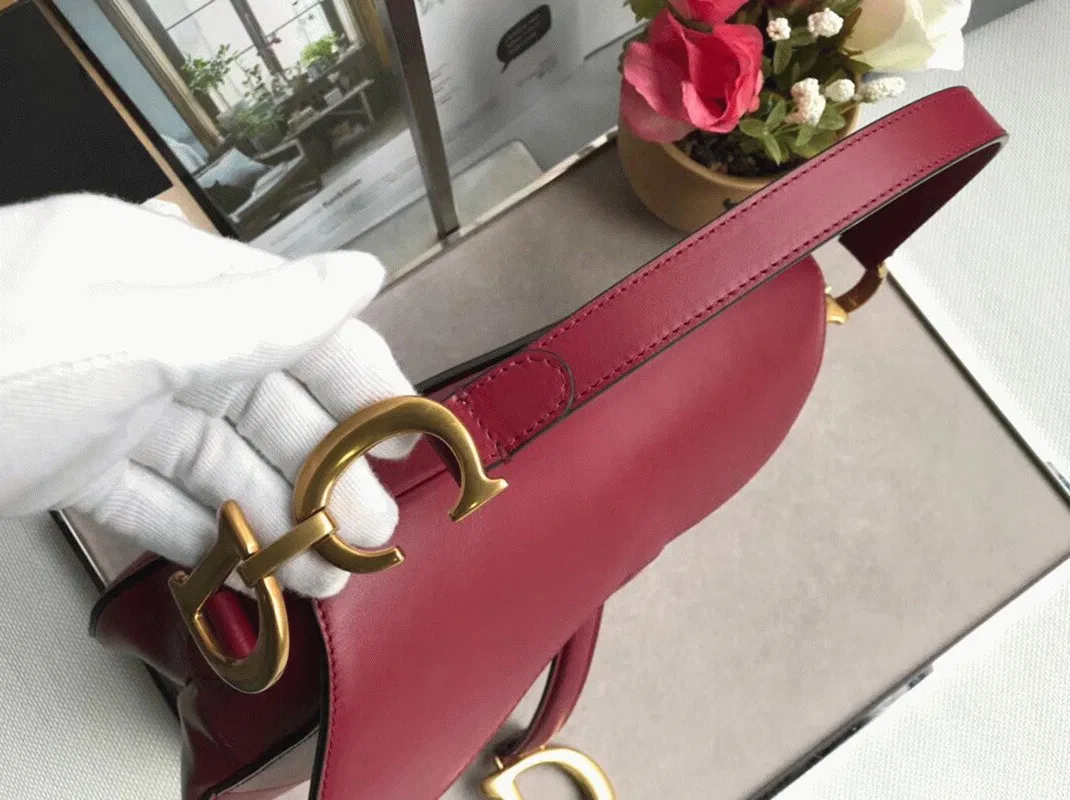 Dior Saddle Bag in Red Smooth Calfskin — image 2