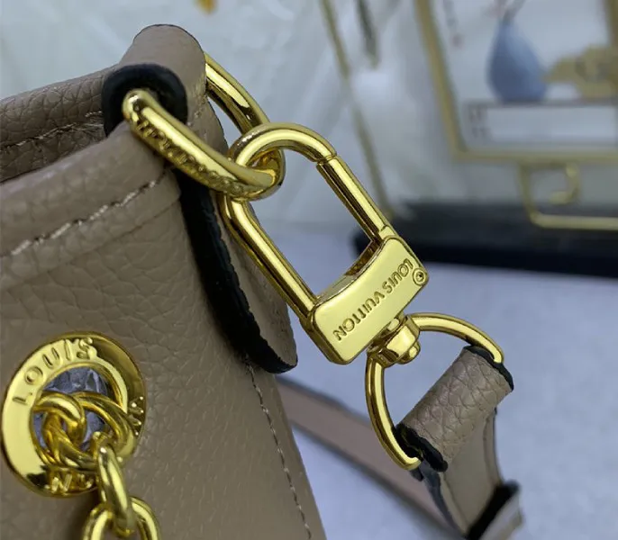 Louis Vuitton Bicolor Monogram Empreinte Bundle Bag In Tourterelle Gray and Cream — image 9