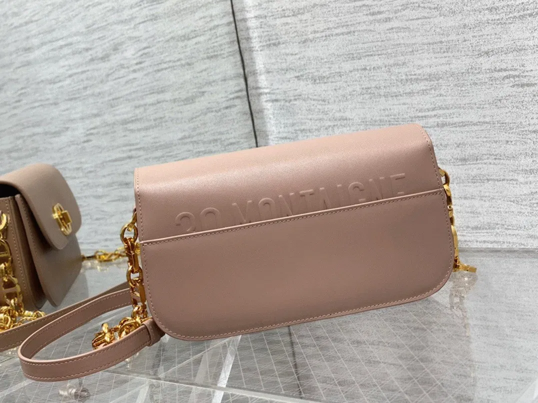 Dior 30 Montaigne Avenue Bag in Heritage Pink Box Calfskin — image 9