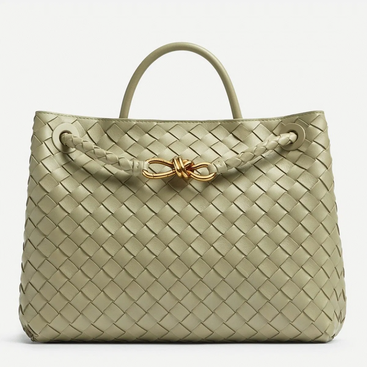 Bottega Veneta Medium Andiamo Bag Travertine