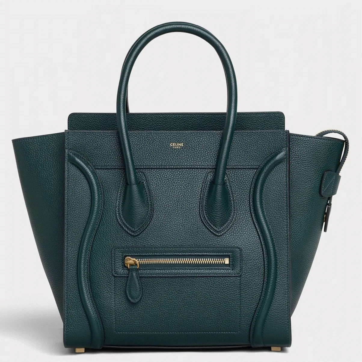Celine Micro Luggage Tote Bag in Amazone