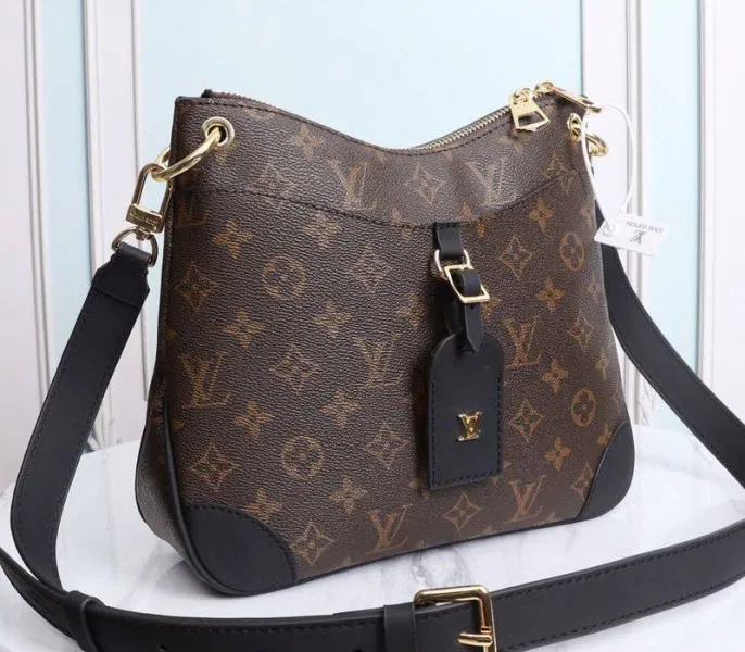 Louis Vuitton Monogram Canvas Odeon PM Bag In Black — image 2