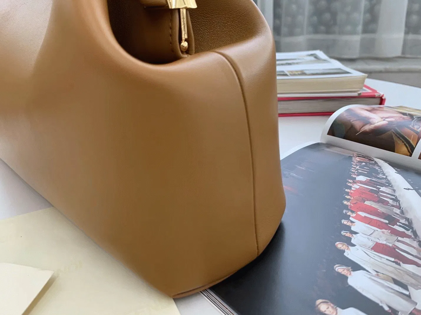 Top Quality Fendi First Medium Bag In Brown Nappa Leather — image 3