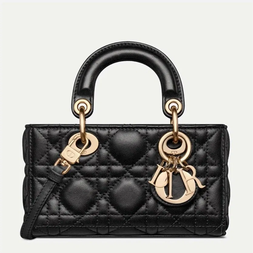 Dior Lady D-Joy Micro Bag in Black Cannage Lambskin