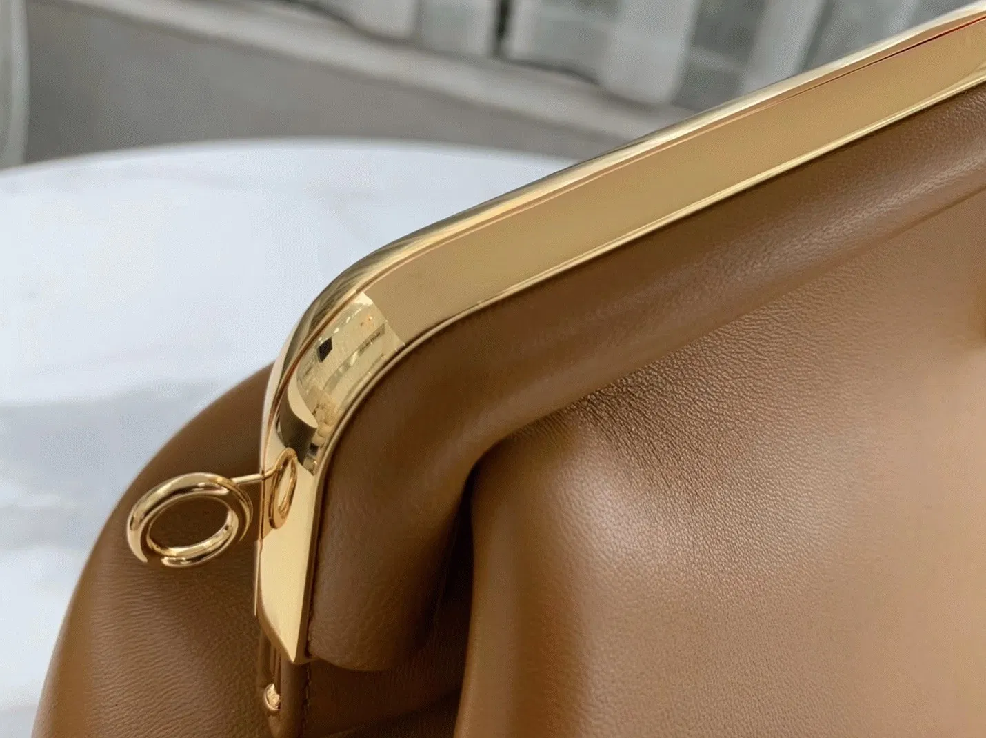Top Quality Fendi First Medium Bag In Brown Nappa Leather — image 6