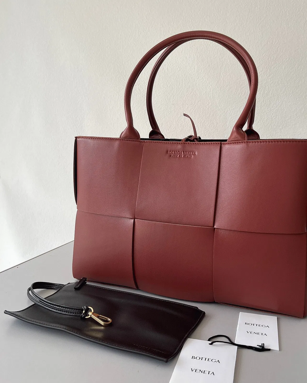 Bottega Veneta Arco Medium Tote Maple — image 5