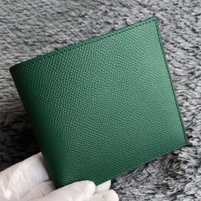 Green Hermes Copernic compact wallet