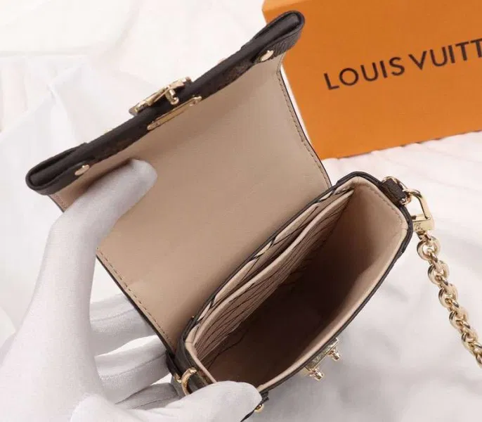 Louis Vuitton Monogram Reverse Canvas Vertical Trunk Pochette — image 5