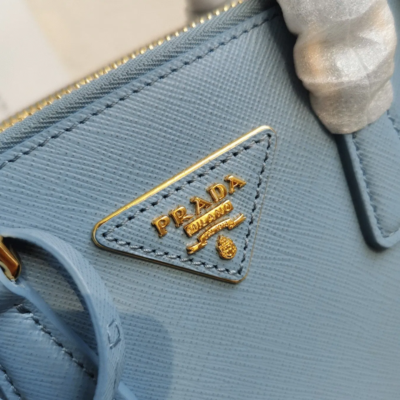 Light Blue Prada Mini Galleria Bag — image 6