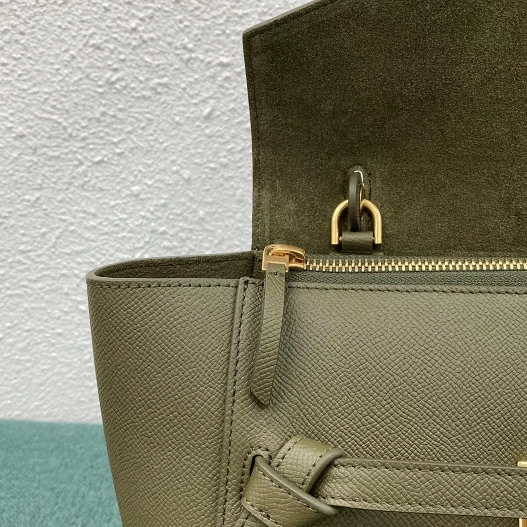 Celine Micro Belt Bag in Dark Olive — image 7